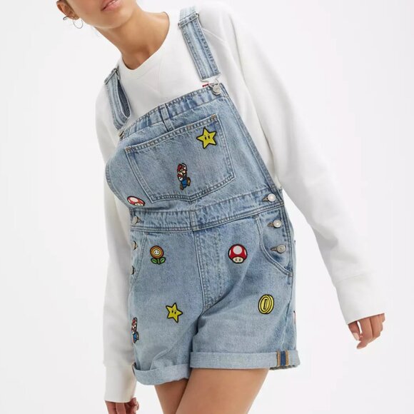 Levi's × Super Mario Shortalls | Size S | Rare Collab - Picture 4 of 16